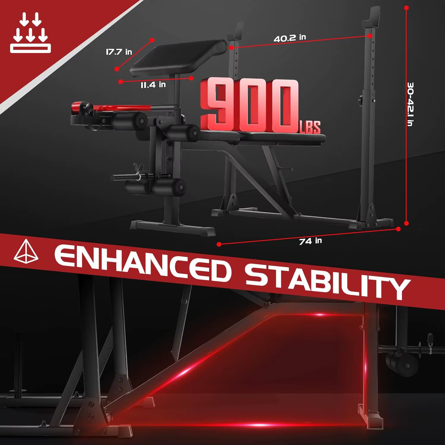 Integrated Training Equipment Wholesale Multifunctional Adjustable Weight Bench — image 4