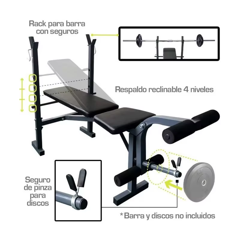 Gymbopro Incline Bench Press Rack Bench Press Machine Bench Press Gym Equipment — image 3