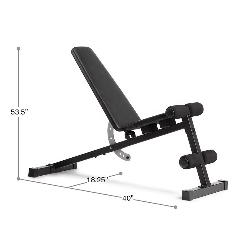 New Version Adjustable Strength Training Bench for Body Workout with Fast Folding Weight Bench — image 5