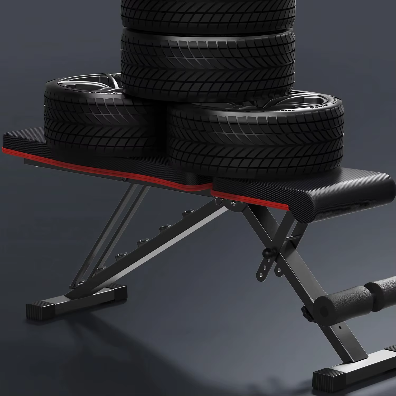 Gymbopro Incline Decline Exercise Adjustable Bench Foldable Multifunctional Weight Bench — image 3