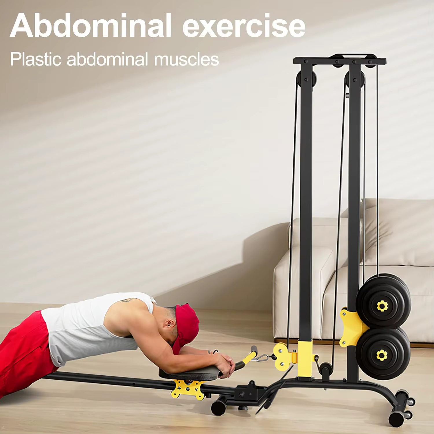 Comprehensive Fitness Equipment Rowing Machine Foldable Multifunction Home Gym Equipment — image 3