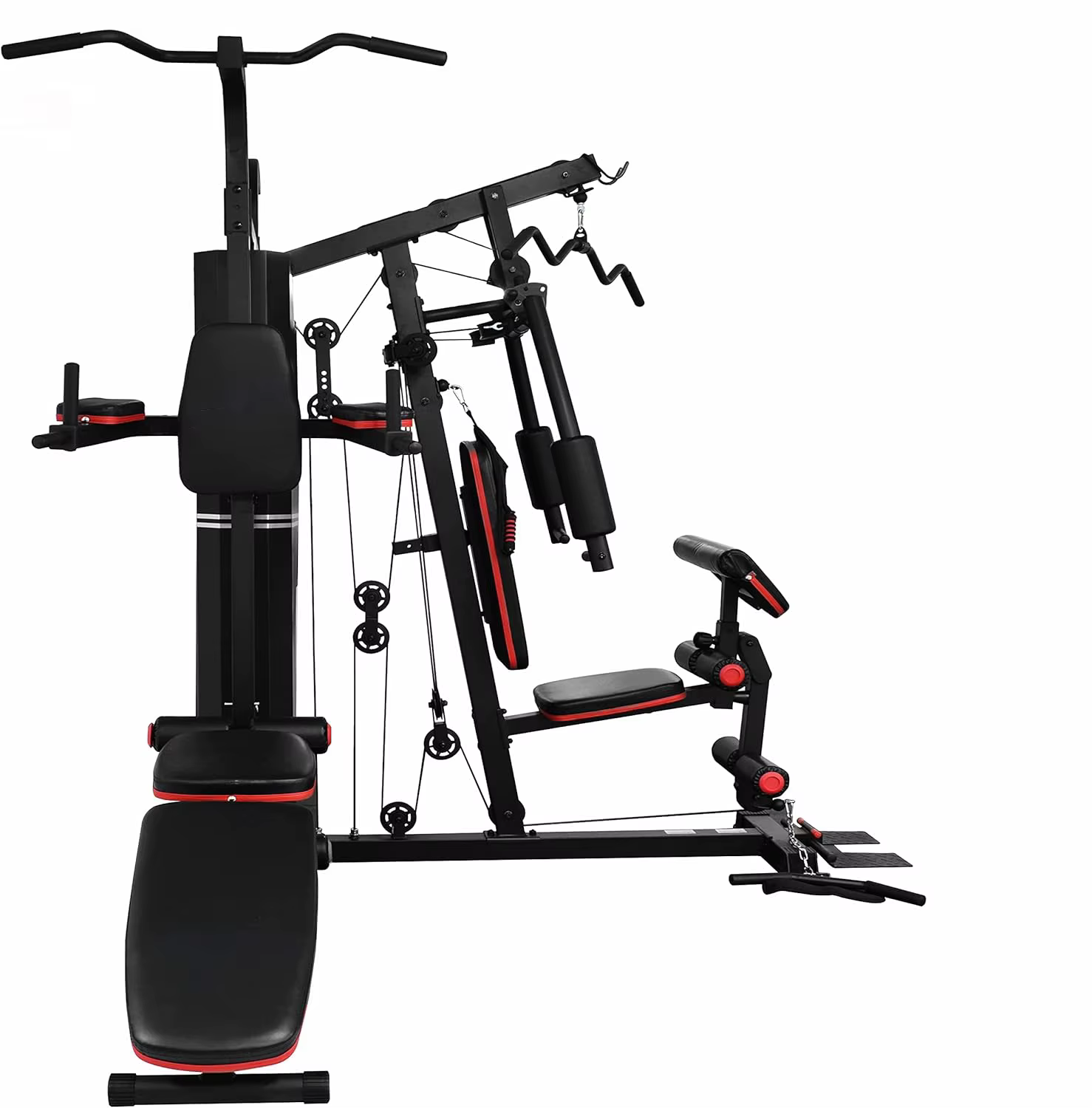 Gymbopro Professional Thickened Steel Pipe 3 Station Home Gym Multi Functional Equipment — image 3