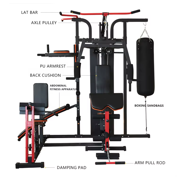 New Design Hot Sale Home Gym Indoor Fitness Multi-functional Pull up 3 Station — image 2