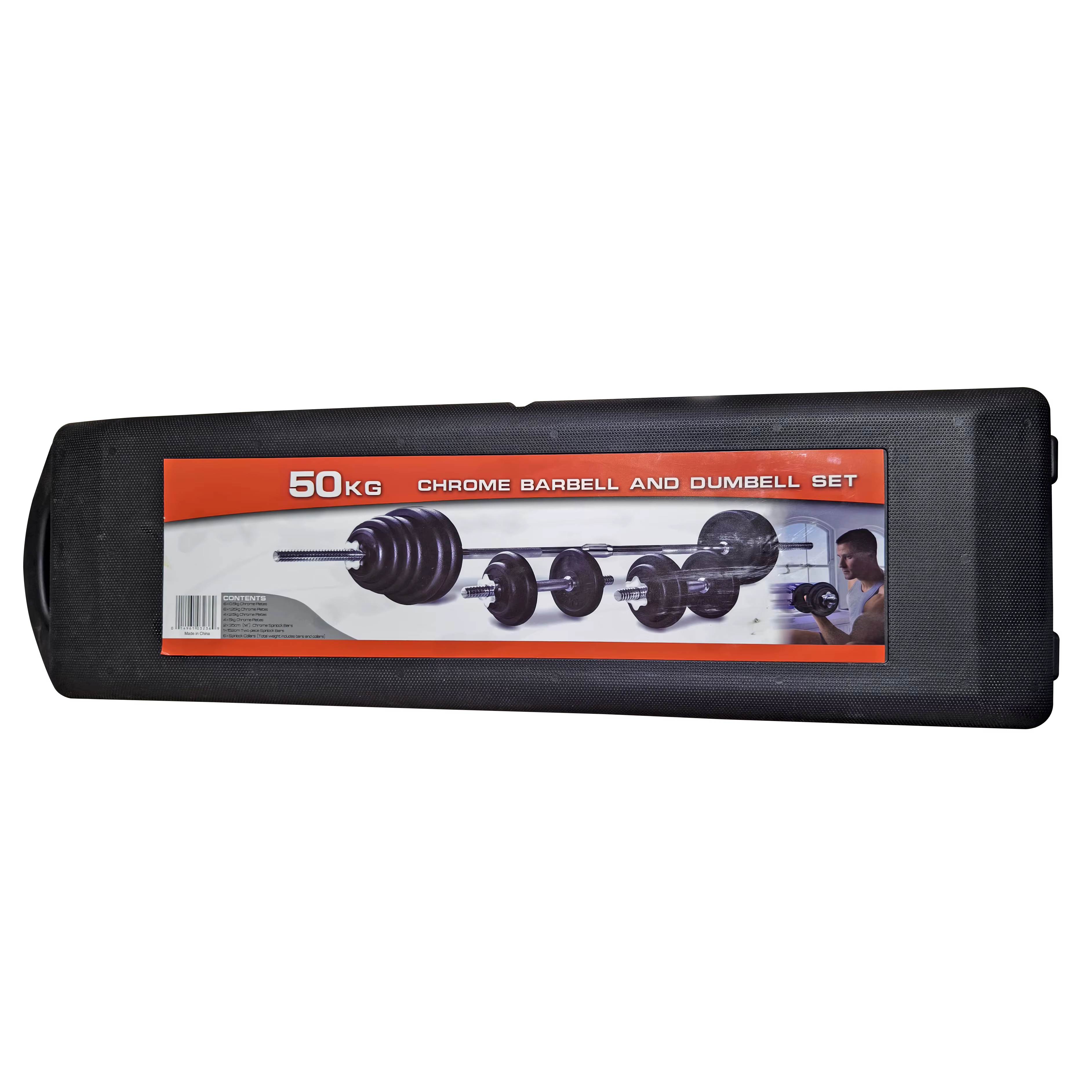 Gymbopro Wholesale Foundry Iron 50kg Barbell Dumbbell Set With Portable Packaging — image 2