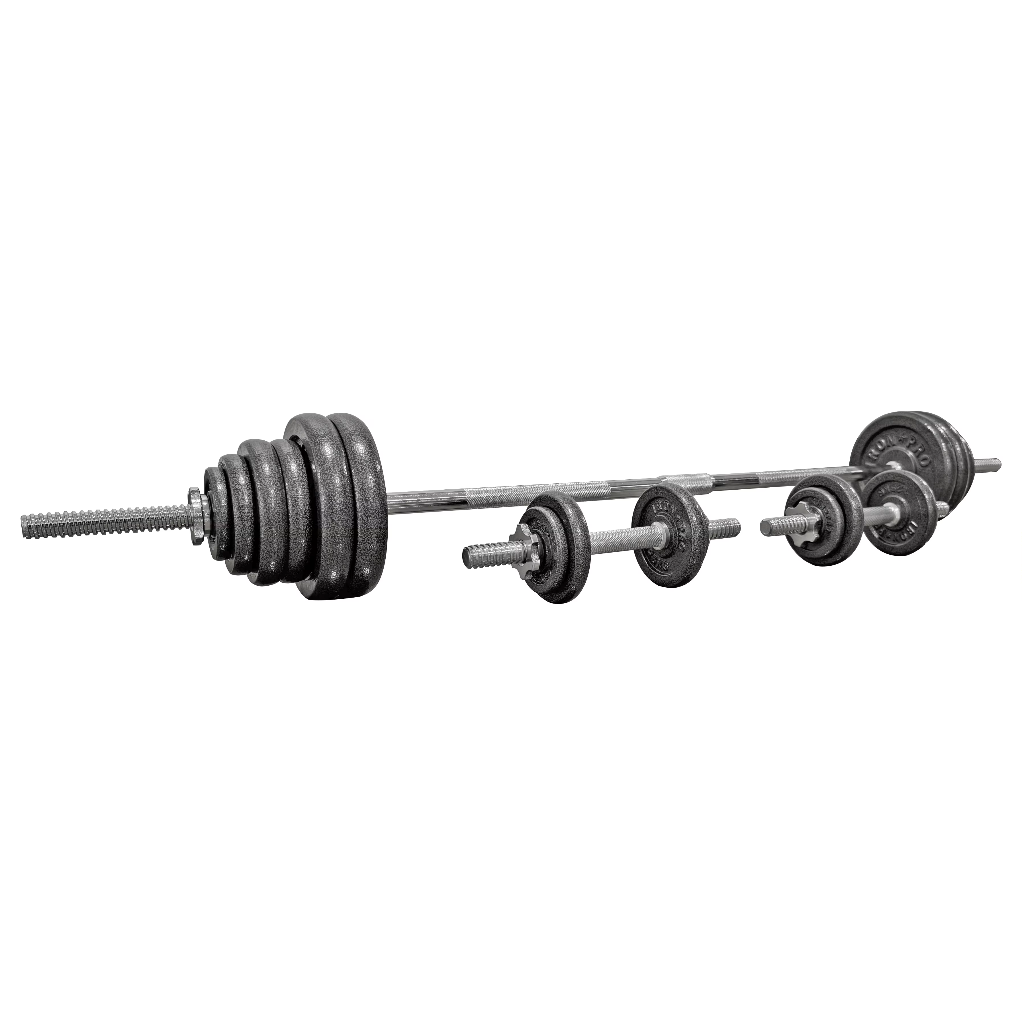 Gymbopro Wholesale Foundry Iron 50kg Barbell Dumbbell Set With Portable Packaging — image 3