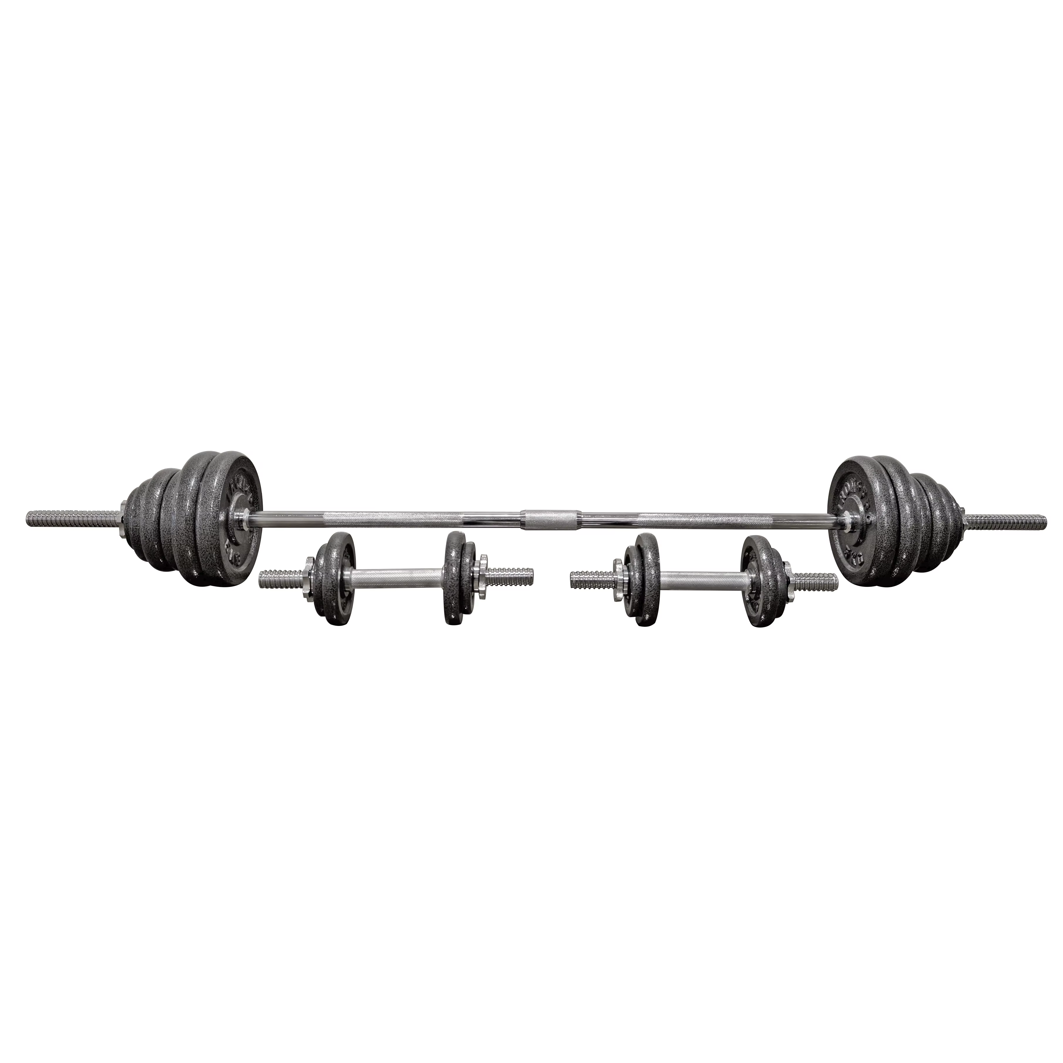 Gymbopro Wholesale Foundry Iron 50kg Barbell Dumbbell Set With Portable Packaging — image 4