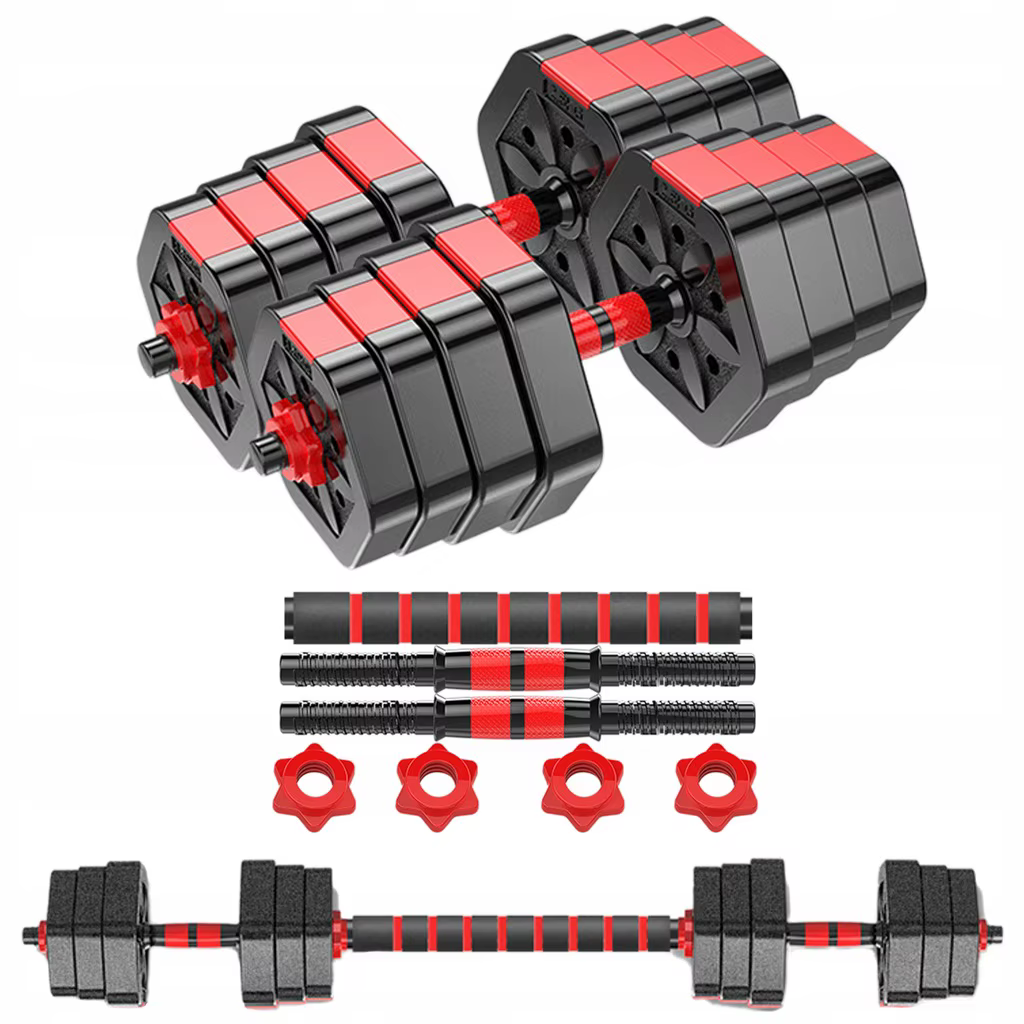 Gymbopro Customizable Logo 2 in 1 Adjustable Dumbbell and Barbell 40kg Set — image 2