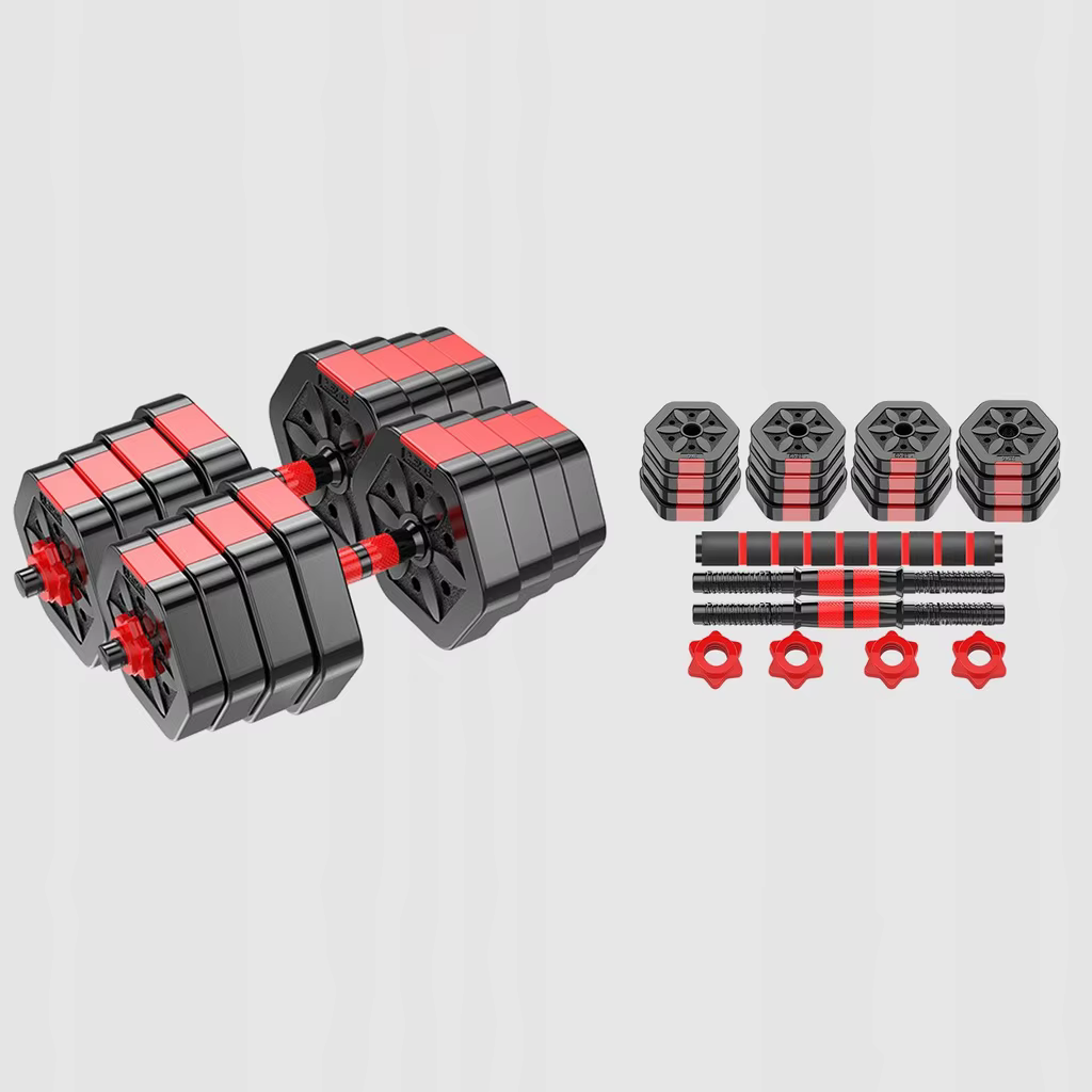 Gymbopro Customizable Logo 2 in 1 Adjustable Dumbbell and Barbell 40kg Set — image 3