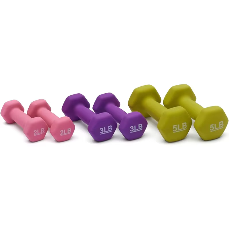 Gymbopro High Quality with Customizable LOGO Rubberized Dumbbells Set with Rack — image 3