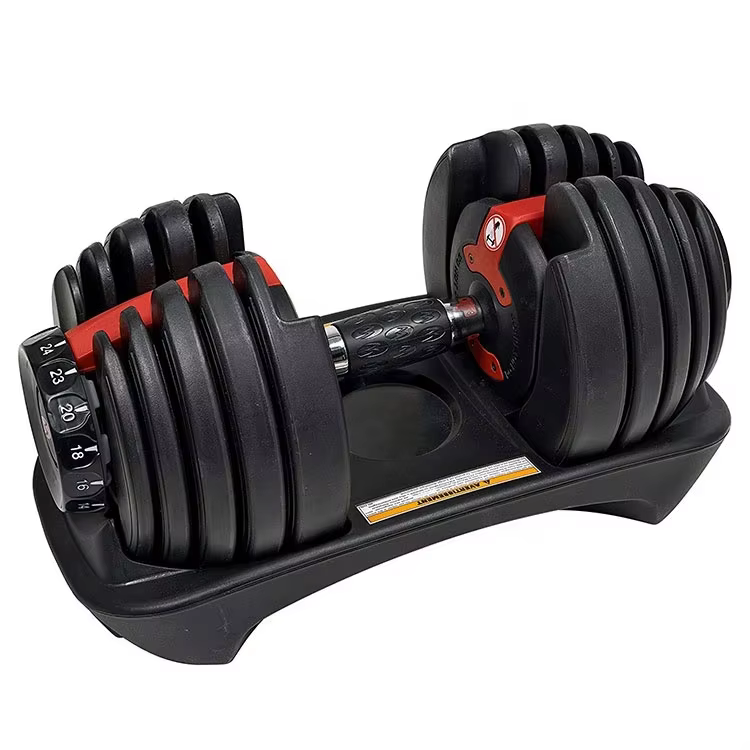 Gym Training Weight Lifting Fitness Automatic 24KG Adjustable Dumbbell — image 2