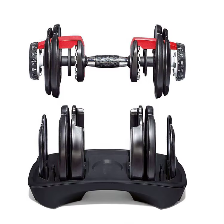 Gym Training Weight Lifting Fitness Automatic 24KG Adjustable Dumbbell — image 4