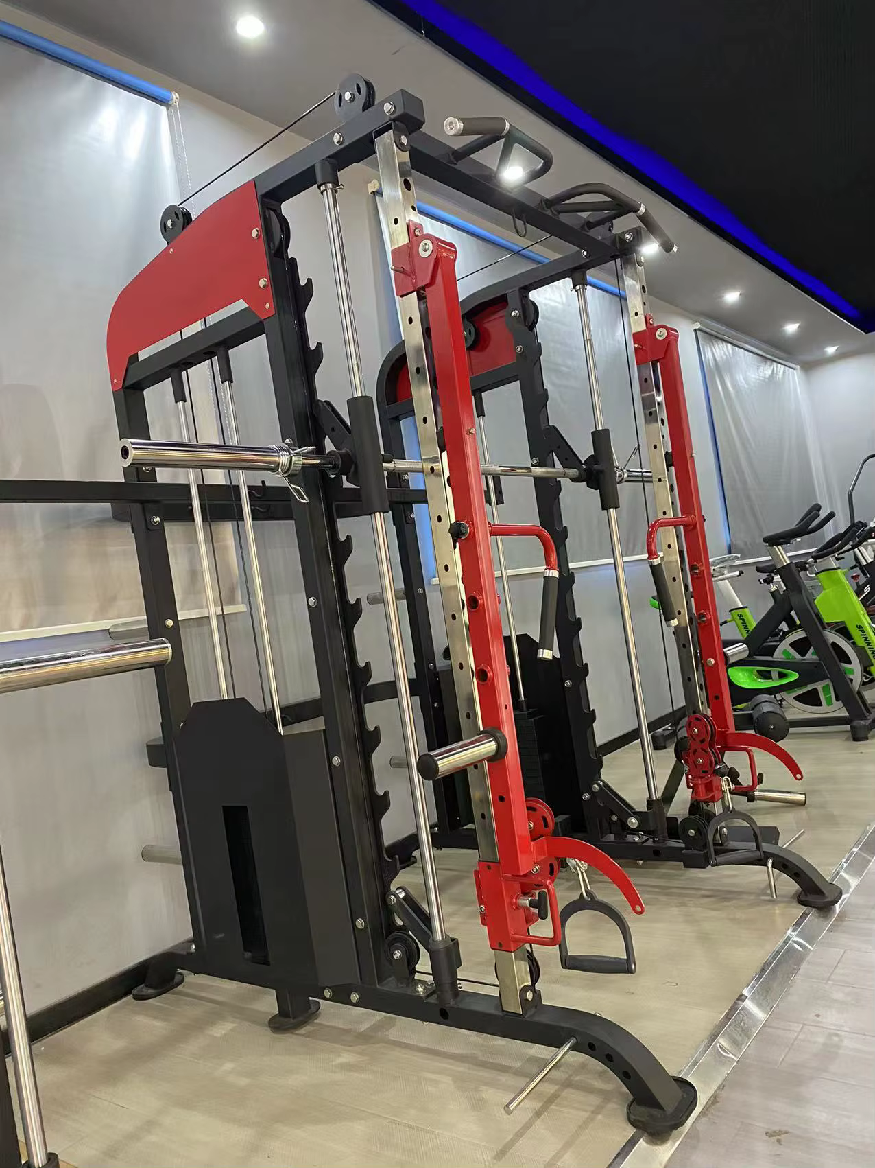 Multi Functional Trainer Strength Training Equipment Jammer Arm System Squat Rack Smith Machine — image 3