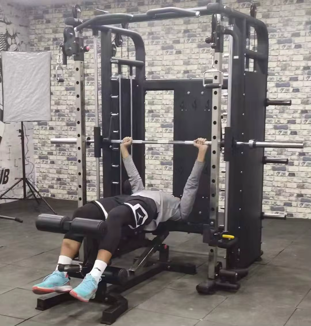 Garage Use All in One Multi Power Rack Cable Crossover Squat Dips Smith Machine Combo Squat Rack — image 6