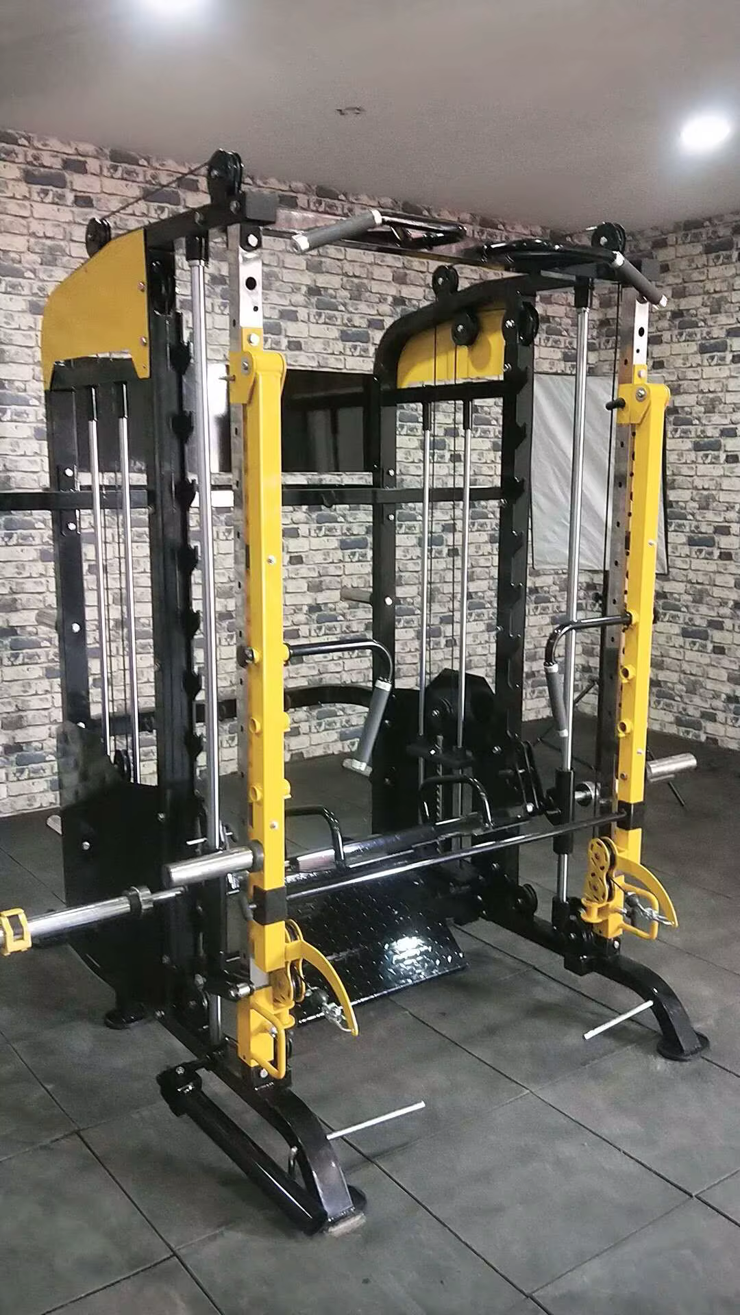 Home Gym Multi-Functional Trainer Smith Machine Steel Fitness Equipment for Chest Exercise Home Use — image 2