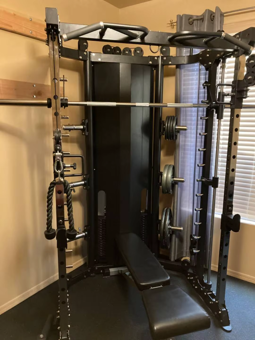 XINRUI Gym Equipment Multi-Functional Smith Machine Steel Tube 376KG Unisex XR1001A — image 6