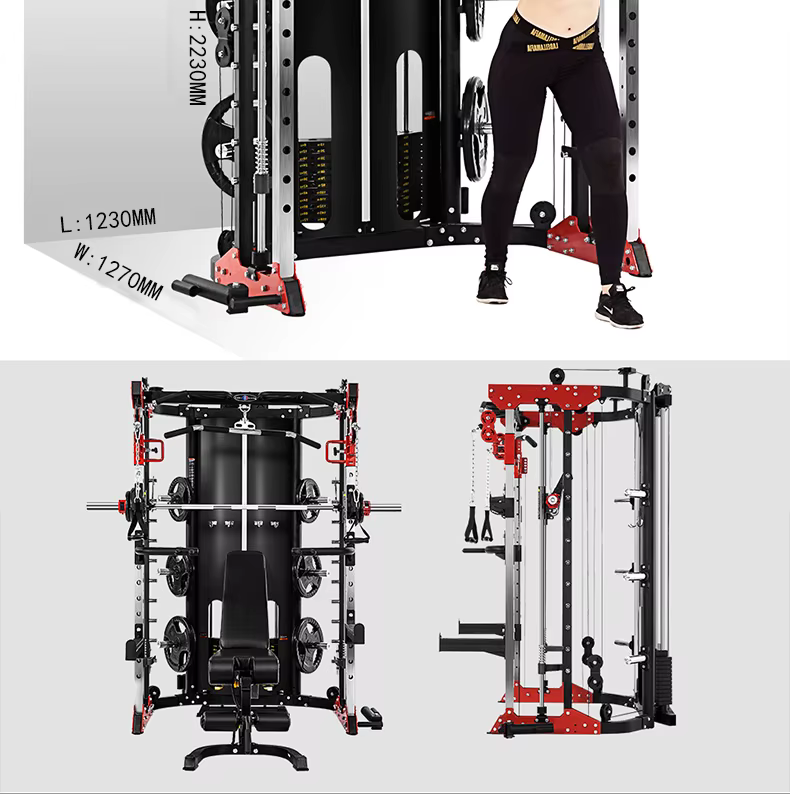 2021 Newest Design Factory Price Body Solid  Multi Functional Smith Trainer XR1001 — image 3
