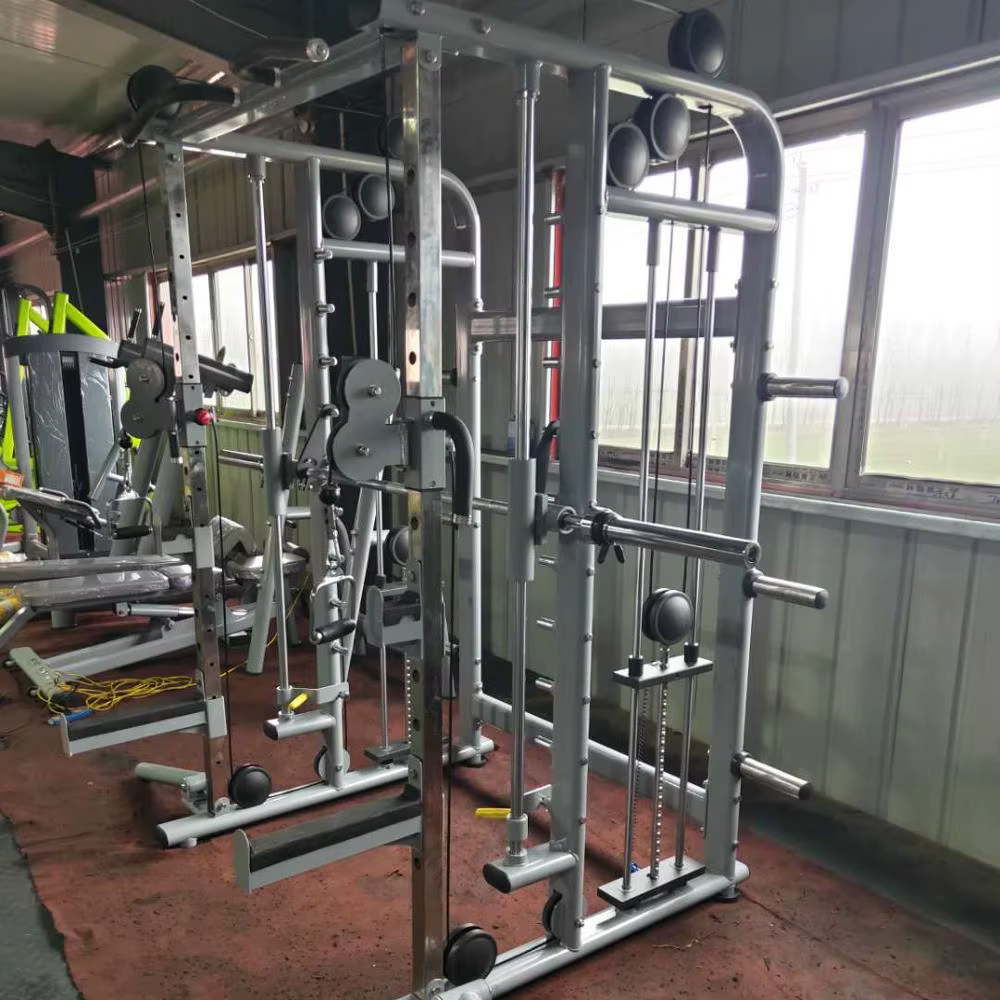 Commercial Gym Equipment  Multi Functional 3d Smith Machine Cable Crossover Trainer Power Rack — image 2