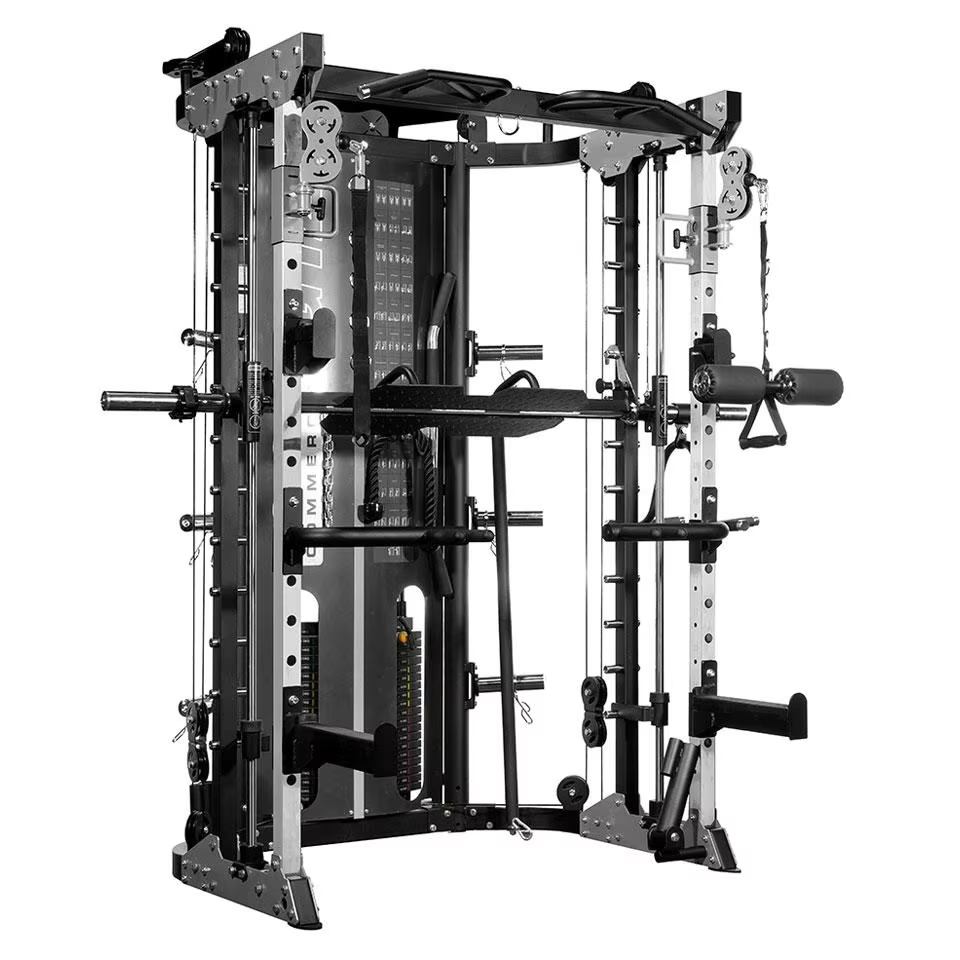 Manufacture Commercial 2021  Home Machine New Design All-in-one Trainer Machine Made in China Multi Smith Machine for Home Gym — image 2