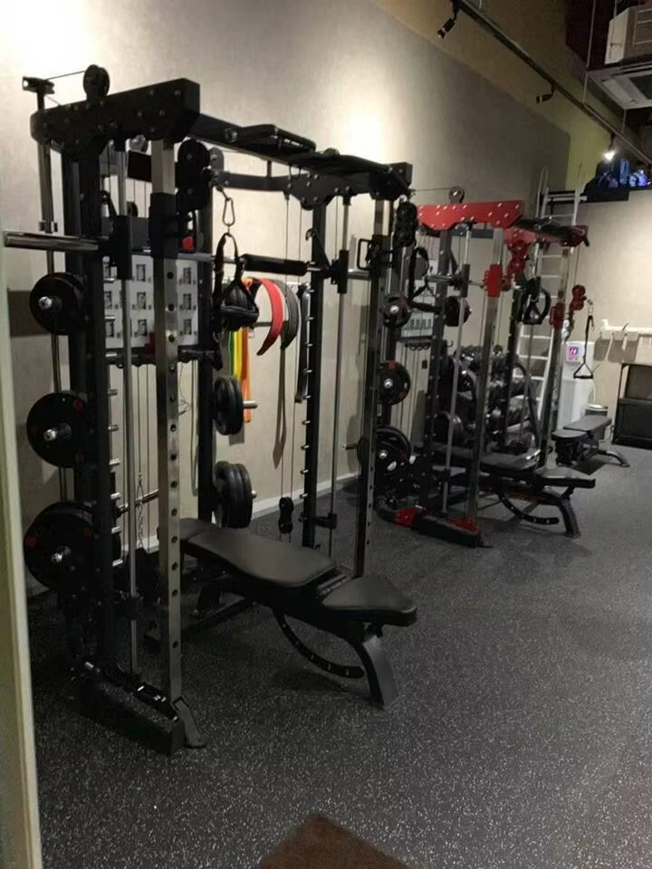 Manufacture Commercial 2021  Home Machine New Design All-in-one Trainer Machine Made in China Multi Smith Machine for Home Gym — image 6