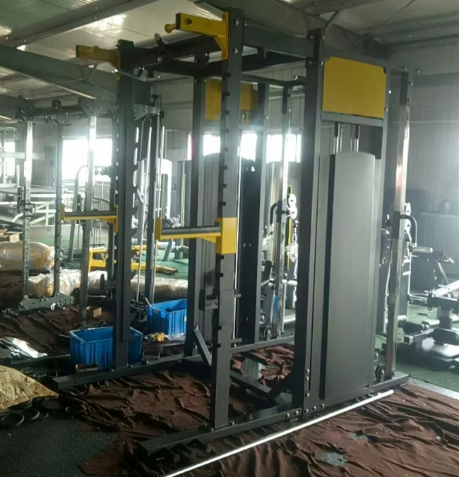 New Design 4 in 1 Multi Functional Trainer Cable Crossover Smith Machine with Squat Rack — image 2