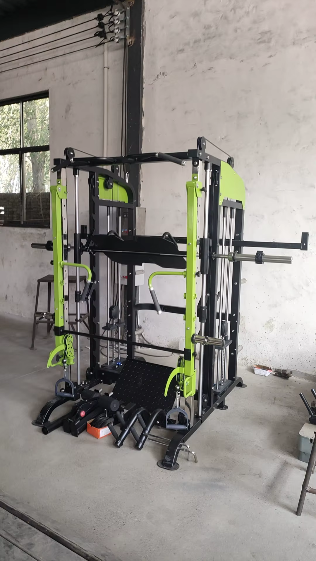 Commercial Use Multi-Functional Fitness Equipment Metal Smith Machine Squat Rack — image 3