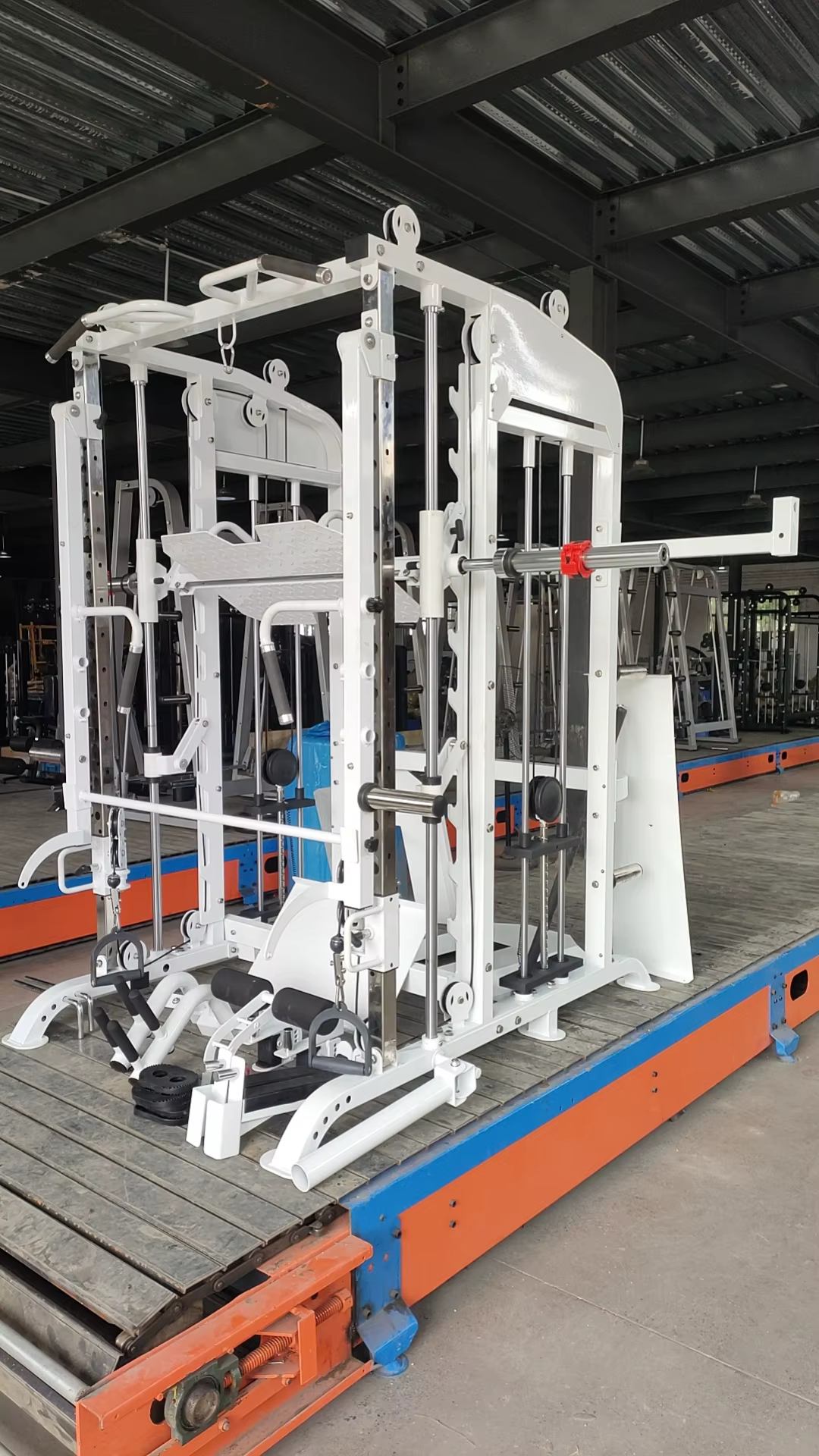 Commercial Use Multi-Functional Fitness Equipment Metal Smith Machine Squat Rack — image 4