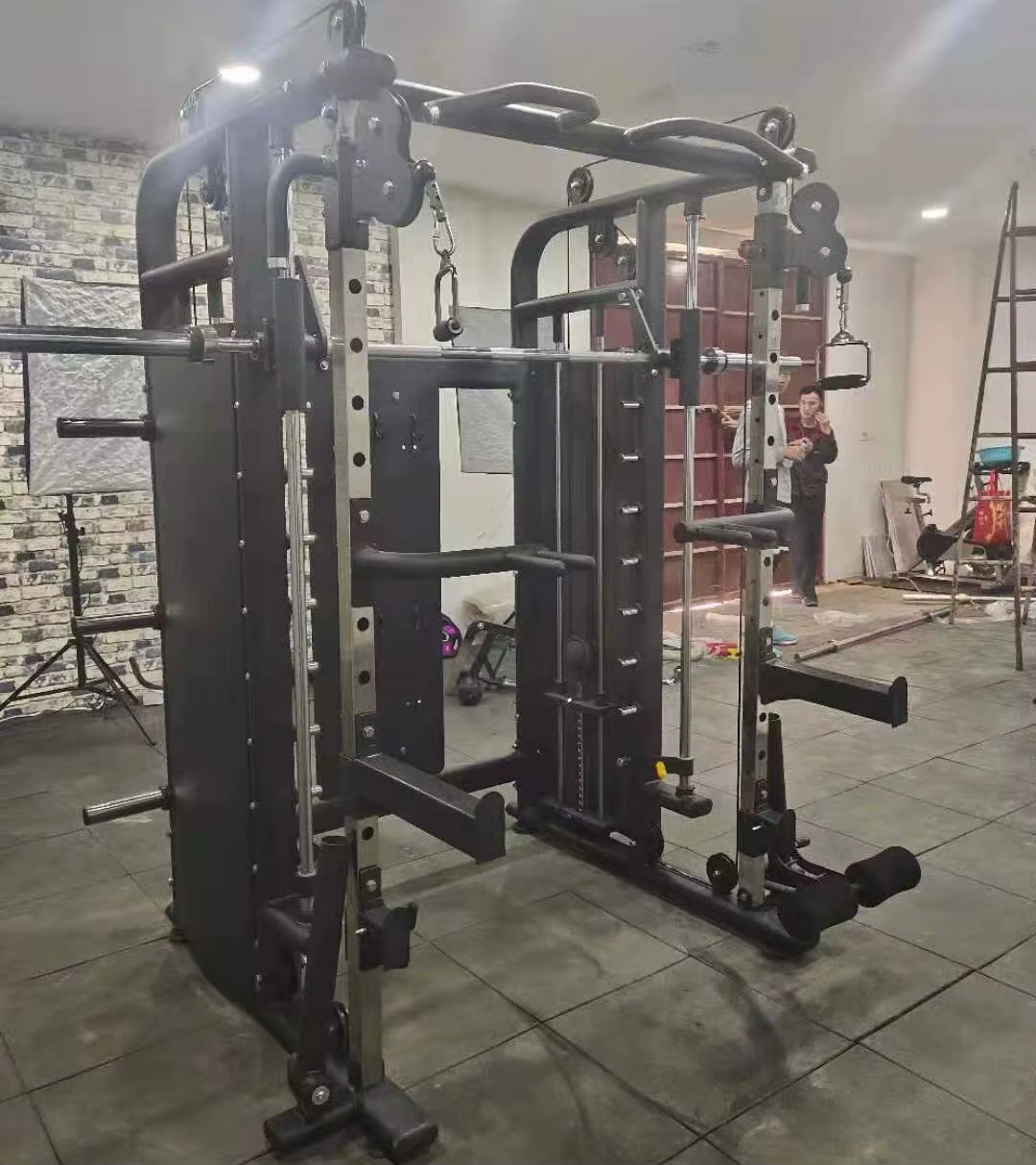 Rapid Delivery Commercial All in One Multi Power Rack Cable Crossover Squat Dips Smith Machine — image 2