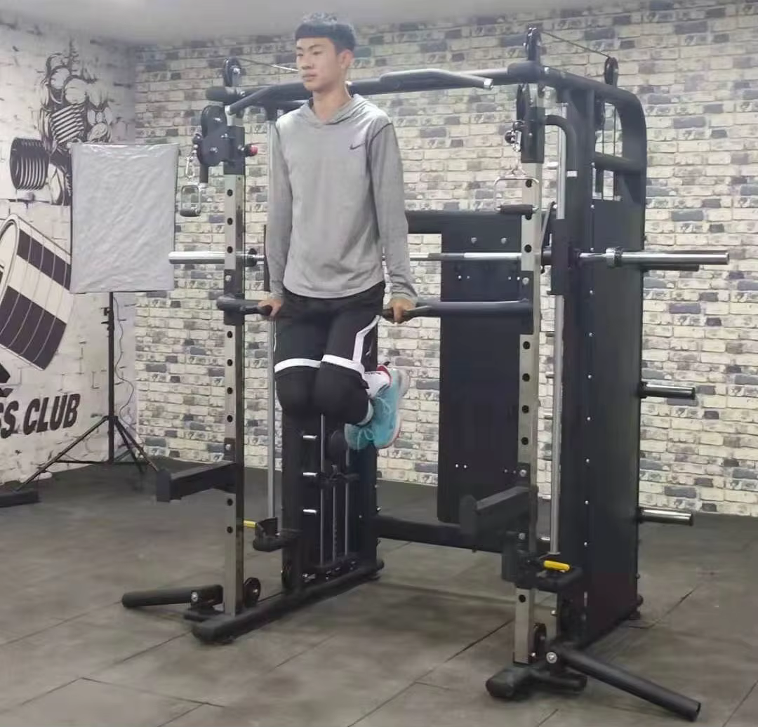 Rapid Delivery Commercial All in One Multi Power Rack Cable Crossover Squat Dips Smith Machine — image 3