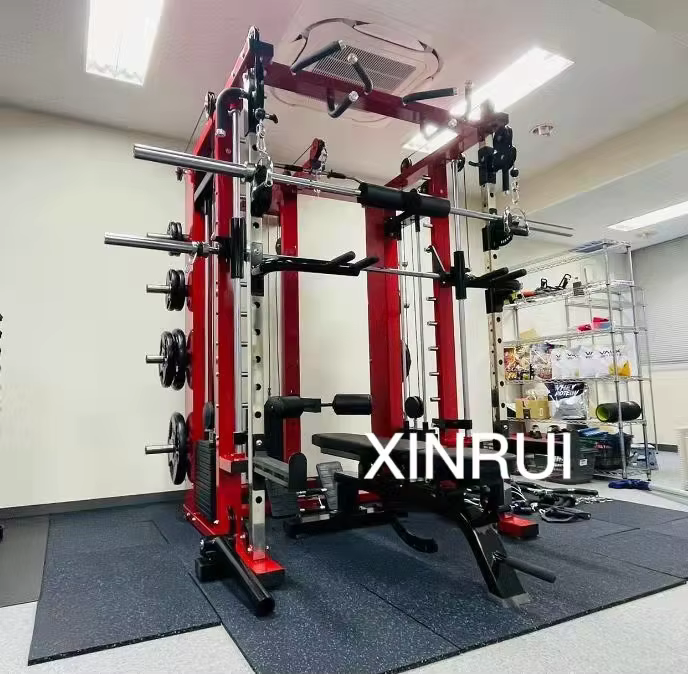 Unisex Multi 3D Smith Machine SM004 All-in-One Gym Equipment Cable Shoulder Leg Squat Crossover Exercise Home Gym Use Steel — image 2