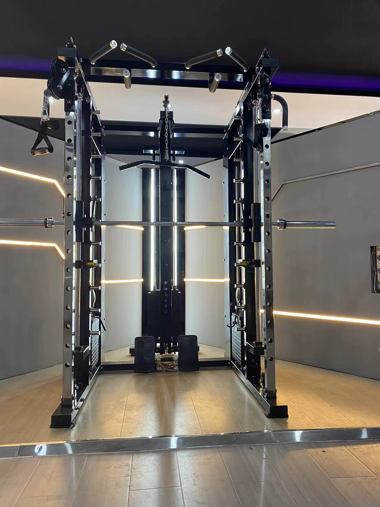 Xinrui Multi-Functional Cable Crossover Trainer Power Cage Hot Sale Fitness Equipment for Chest Exercise for Gym Use — image 3