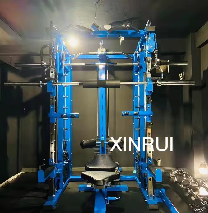 Commercial Home Gym Squat Machine Multifunctional Smith Machine SM004 3 Sets Weight Stack All-in-One Fitness Bodybuilding Unisex — image 4