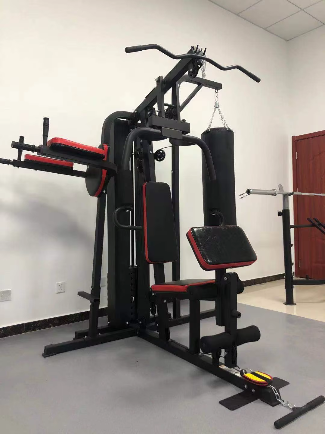 Professional Single Station Home Gym Equipment Multi-Function Smith Machine with Weight Stack for Home Use — image 3