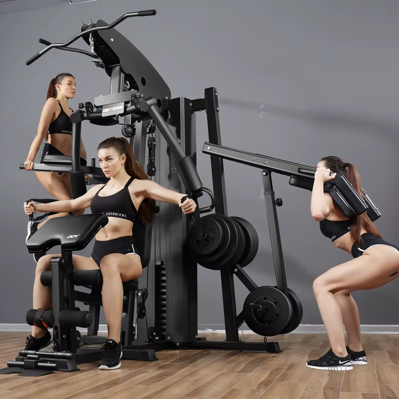 Professional Single Station Home Gym Equipment Multi-Function Smith Machine with Weight Stack for Home Use — image 5