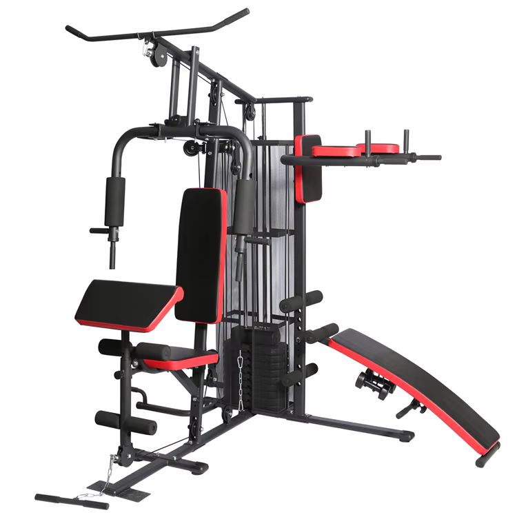 Professional Single Station Home Gym Equipment Multi-Function Smith Machine with Weight Stack for Home Use — image 6