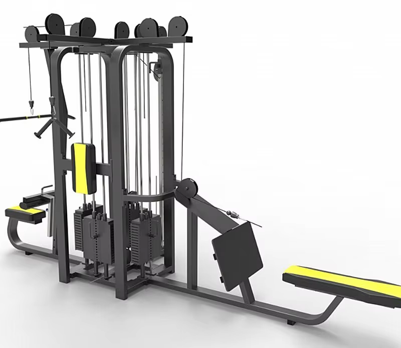 Manufacture Commercial Hot Sell Body Building Factory Direct Supply Gym Equipment Multi Jungle 4 Station Gym — image 3
