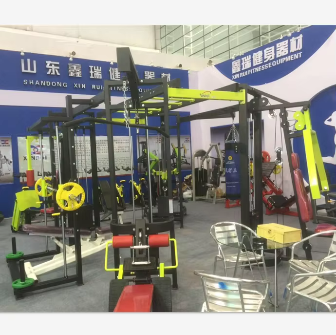 HOT Commercial Weight Bench Press Leg Curl Home Adjustable Bench Weight 5-station Multi Gym Equipment — image 4