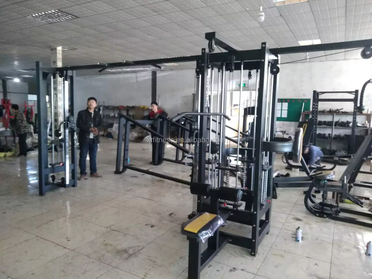 HOT Commercial Weight Bench Press Leg Curl Home Adjustable Bench Weight 5-station Multi Gym Equipment — image 6