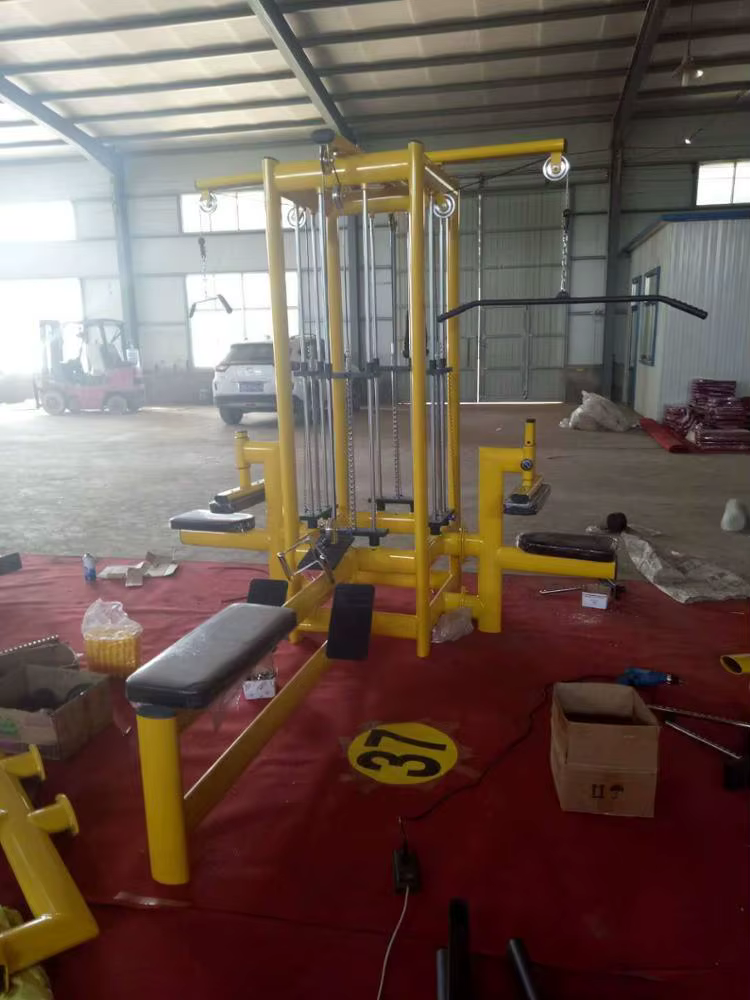 Commercial Gym Machines China Factory Price XR7728 Xinrui Fitness Equipment 4 Station Gym Trainer for Gym Use — image 3
