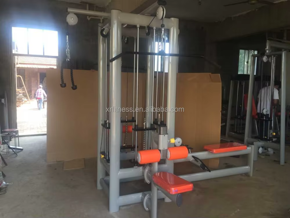 Commercial Gym Machines China Factory Price XR7728 Xinrui Fitness Equipment 4 Station Gym Trainer for Gym Use — image 5