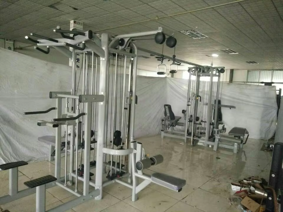 High-End Customized Design Multi 8 Station Jungle Gym Chest Press Machine Leg Exercise Multi 8 Station Multi Gym Equipment — image 5