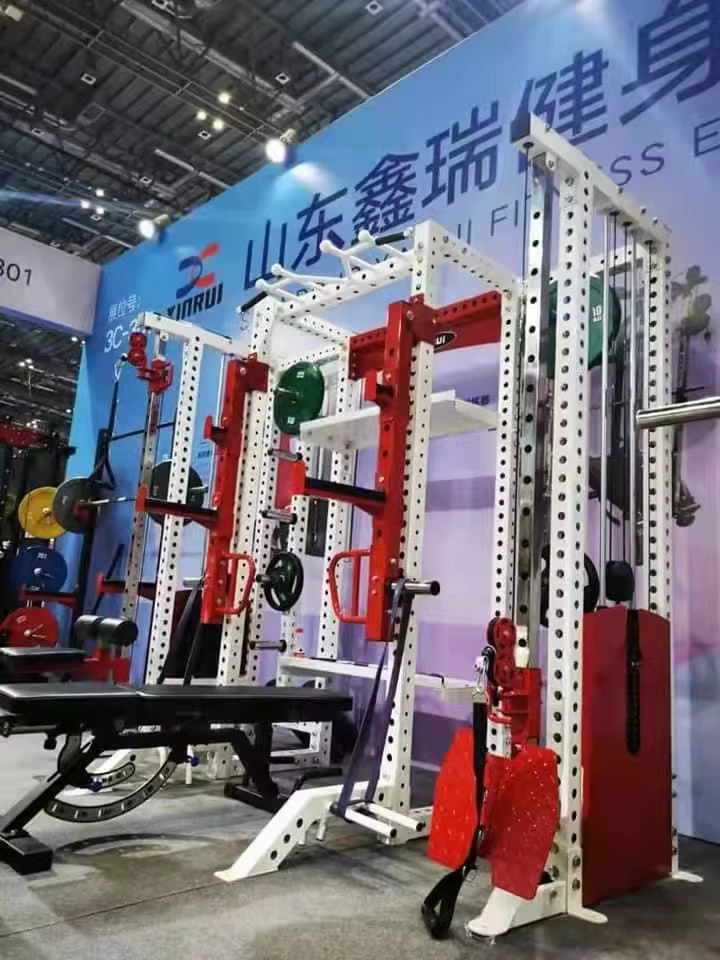 Multi Functional Trainer Gym Fitness Equipment Power Cage Multi Power Rack Smith Machine — image 4