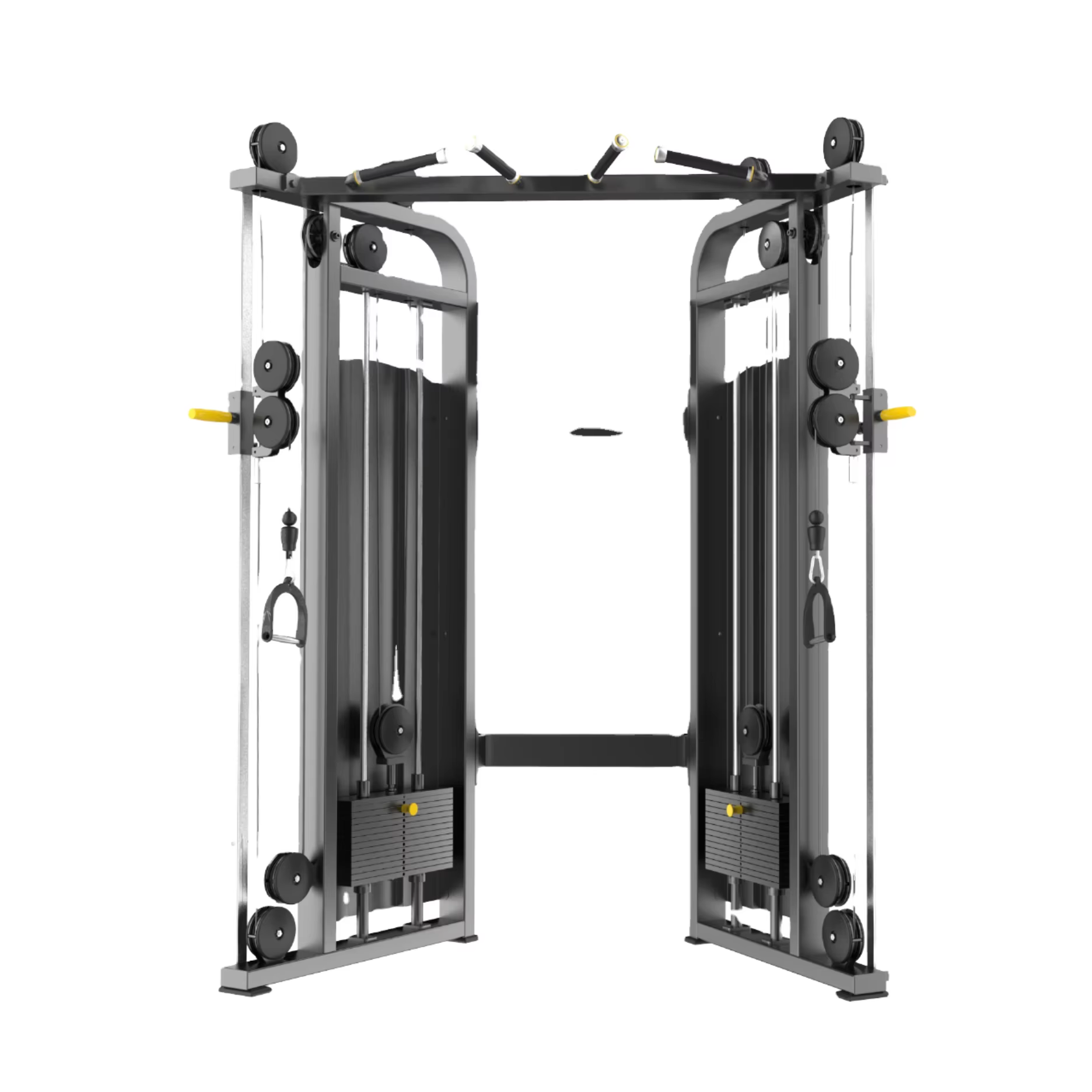 Commercial Gym Equipment Dual Adjustable Steel Pulley System Trainer for Arms Multi-Station Cable Crossover Integrated Gym — image 2