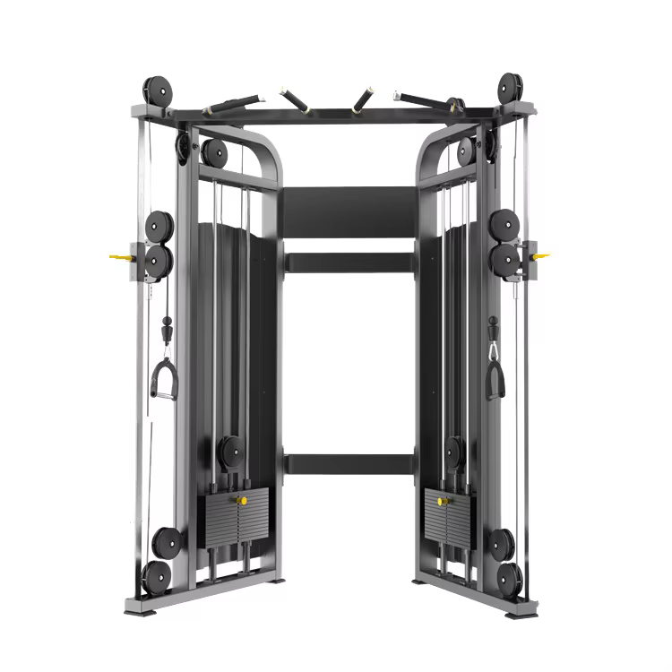 Commercial Gym Equipment Dual Adjustable Steel Pulley System Trainer for Arms Multi-Station Cable Crossover Integrated Gym — image 3