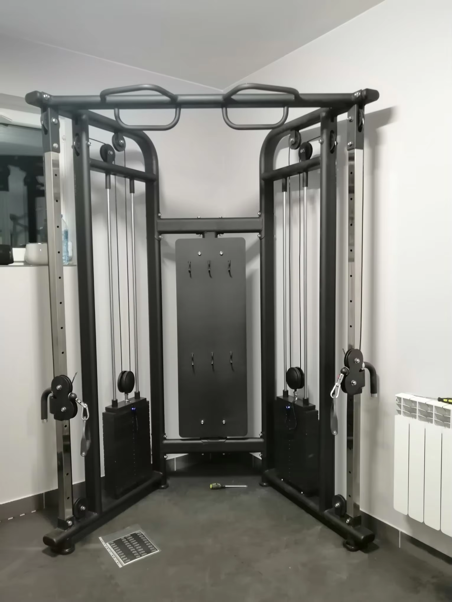 Commercial Gym Steel Pulley System Trainer Multi-Station Cable Crossover with Pin Load Selection for Arms Training — image 6