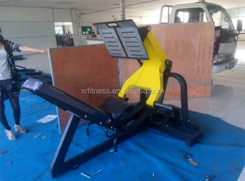 Xinrui High Quality Leg Press Fitness Equipment Plate Loaded Free Weight Gym Machine for Club & Gym Center Use — image 4