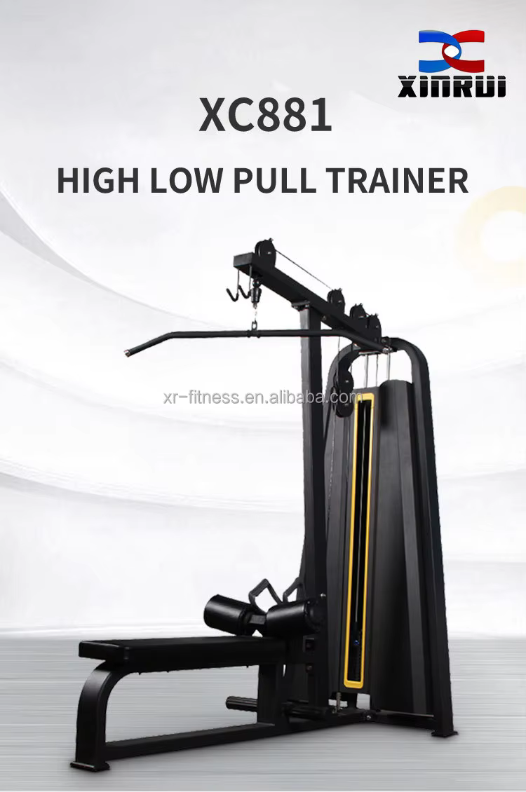 Hot Sale High Quality Gym Fitness Equipment Lat Pull Down and Low Row Commercial Fitness Equipment — image 3