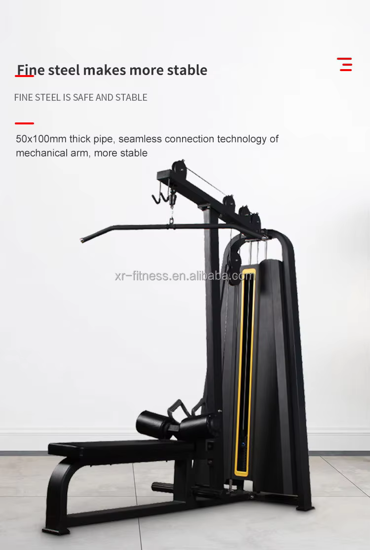 Hot Sale High Quality Gym Fitness Equipment Lat Pull Down and Low Row Commercial Fitness Equipment — image 5