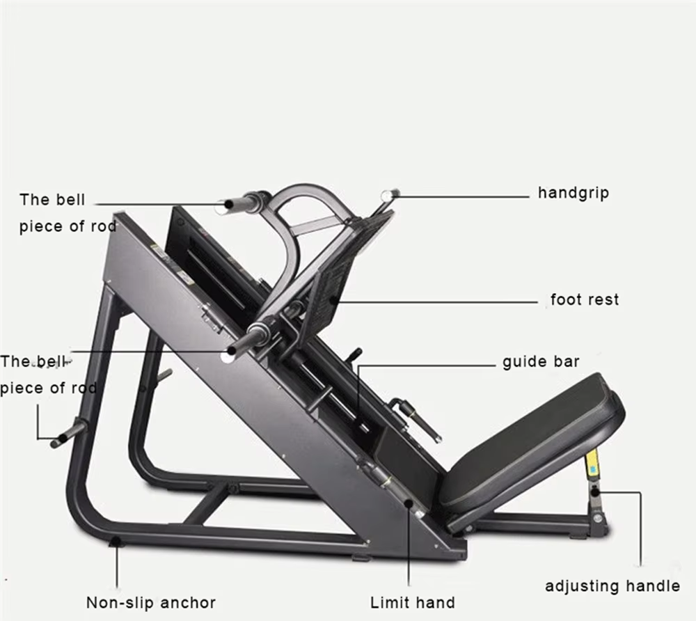 2021 Hot Sale Commercial Gym  Equipment Fitness Equipment Linear Leg Press on Sale — image 3