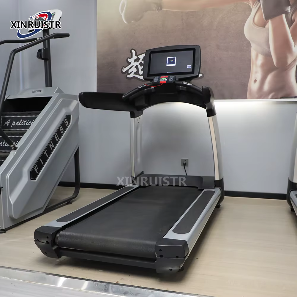 Commercial High-Speed Electric Fitness Treadmill LED Screen Wireless Heart Rate Professional Test for Aerobic Training — image 6
