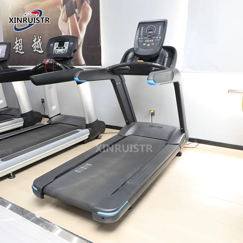 Button Press Screen Treadmill with Heavy Pad Economic Running Machine Parts for Nepal and India — image 5